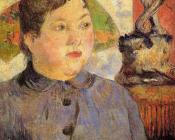 保罗 高更 : Portrait of Madame Alexander Kholer